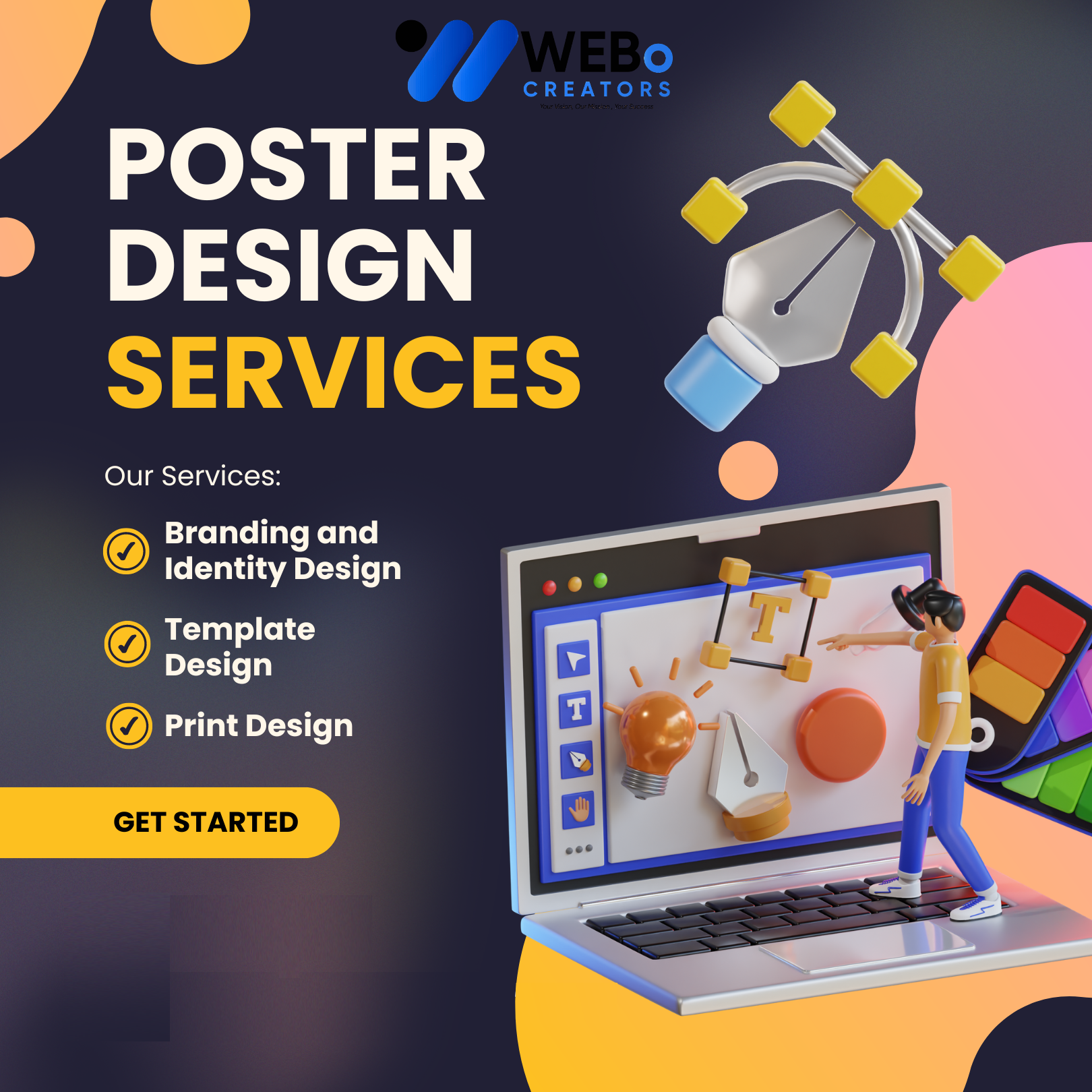 Poster Design Service | Get Powerful Advertising Poster in Brighton, Uk for Business and Events