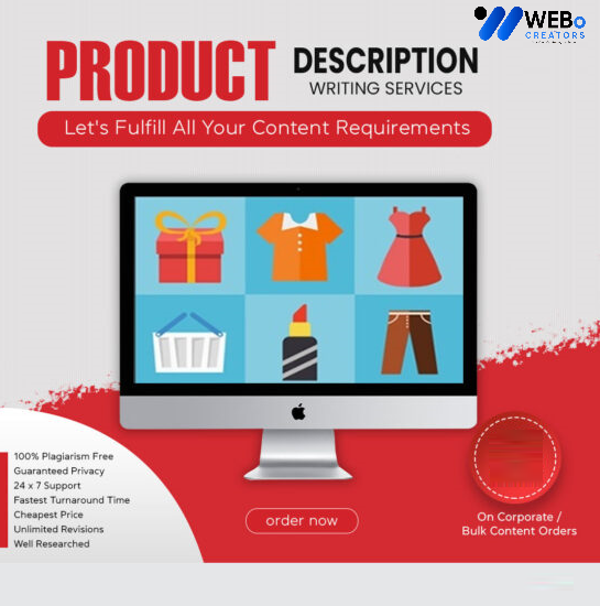 Product Description Writing Services | Best Digital Marketing Agency | Web Design in Brighton, Uk for online stores
